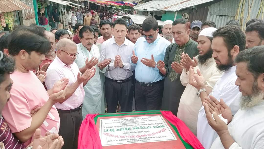 ব্রাহ্মন ব্রীজের গার্ডার ডালাই এর ভিত্তি প্রস্তর স্থাপন শুরু