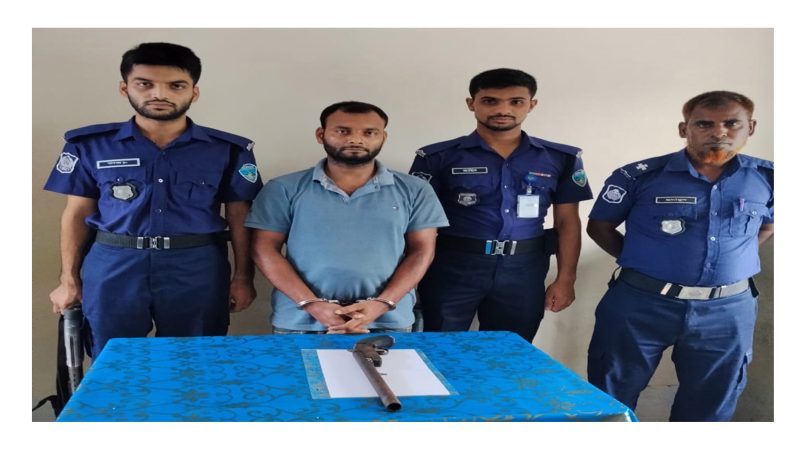 সন্দ্বীপে দেশীয় আগ্নেয়াস্ত্রসহ যুবক গ্রেফতার